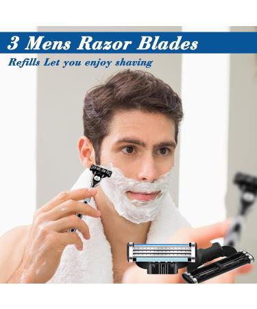 DMNQ 12 Pcs Mach 3 Razor Blades - Proglide Compatible for Beard & Leg Hair | International Shipping Available - Buy Online on GoSupps.com