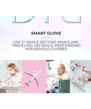 Didier Lab Moisturising Gloves for Dry Hands - Skin Treatment with Anti Aging Vitamins & Minerals - Reduces Wrinkles - Hand Spa for Hydrated Hands - Buy Online on GoSupps.com