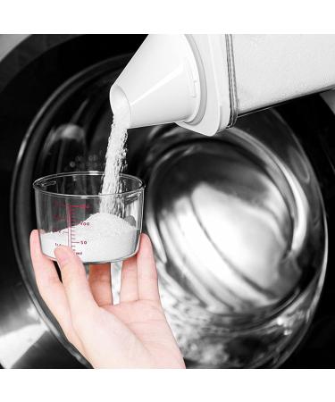 1100 ml Laundry Detergent Dispenser with Measuring Cup: Washing Powder Dispenser Washing Powder Storage Box Storage Bucket Detergent Box for Fabric Softener Laundry Detergent Storage - Buy Online on GoSupps.com
