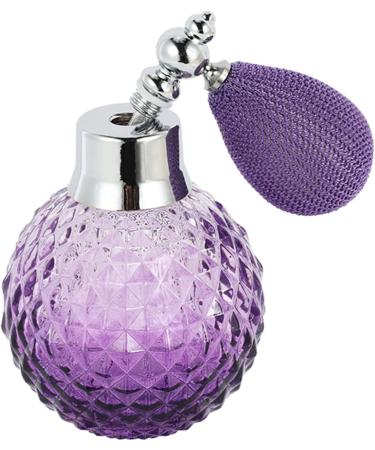 Bassulouda 110ml Vintage Crystal Spray Bottle Perfume White Short Atomizer Refillable Glass - Buy Online on GoSupps.com