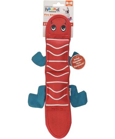 Kyjen Outward Hound Fire Biterz Dog Toy - Robust Fire Hose Material 2 Squeakers Size S Red | International Shipping - Buy Online on GoSupps.com