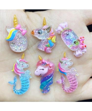 14Pcs Cute Resin Nail Art Charms - Happy Animals & Sweet Candy 3D Decoration - Buy Online on GoSupps.com
