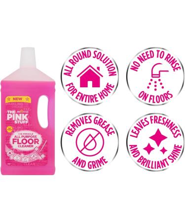 The Pink Stuff for Household cleaning bundle: Floor Cleaner Multipurpose spray Cleaning Paste Disinfectant spray Toilet Cleaner 5 pieces Set + for you: Organza Small Bag - Buy Online on GoSupps.com
