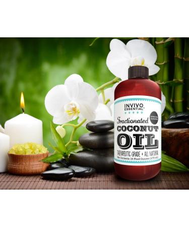 Premium Fractionated Coconut Oil 16 oz - Therapeutic Carrier Oil for Aromatherapy & Massage | Includes Pump & eBook - Buy Online on GoSupps.com