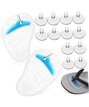 NOLITOY 7 Pairs Before Thong Toe Protectors Thong Sandal Toe Protectors Toe Cushions Toe Guards Sandals Toe Protectors Non-Slip Toe Cushion Sandal Inserts Safety Mask Pinch Gel