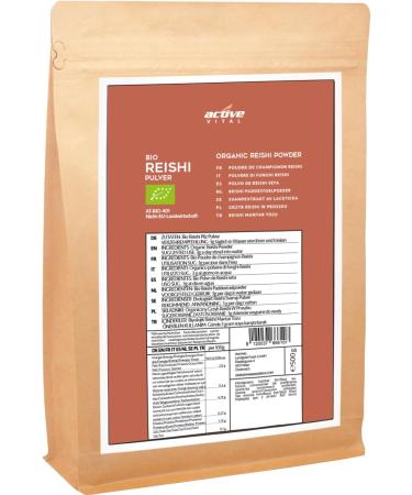 Organic Reishi Powder 500g | Vital Mushroom - 100% Natural Superfood for Immune Support - Buy Online on GoSupps.com