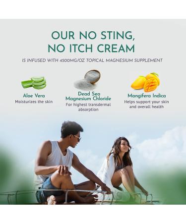 OM Botanical Magnesium Lotion - Rejuvenating Cream for Body & Feet | Hydrating Pain Relief & Muscle Tension Butter | Natural Body Lotion for Women & Men - 150mL - Buy Online on GoSupps.com