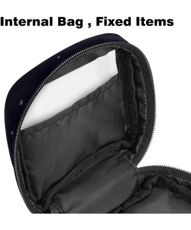Menstrual Pad Bag with Zipper | Stylish Tampon Pouch for Women & Girls - Night Mermaid Design - Buy Online on GoSupps.com