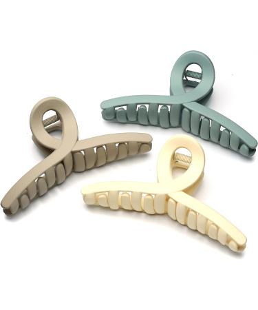 Large Matt Cross Hair Clip 13 cm Beautiful Women's Hair Clip Headpiece Elegant Hair Accessory (Cream) - Buy Online on GoSupps.com