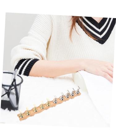 Healeved 1 Set Nail Art Base Metal Display Stand Fake Nails Holder Nail Stands for Press on Nail Art Practice Base Display Stands Nail Art Display Stand Decorative Nails Wooden Cosmetic - Buy Online on GoSupps.com