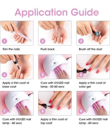 Gellen Gel Nail Polish - Pearl Gel Nail Polish 813 Mermaid Shimmer Nail Polish UV Nail Gel 18ml Gel Polish Soak off Gel Nail Polish Manicure Set 0.61 fl oz - Buy Online on GoSupps.com