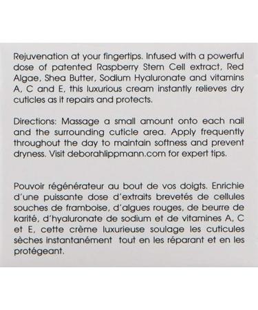 Deborah Lippmann Intensive Cuticle Treatment Therapy - Promotes Proper Cuticle Care, No Soaking, Peeling, or Nipping - Buy Online on GoSupps.com