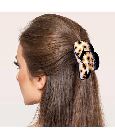 Western Hair Claw Clips - 4/6PCS Cowgirl Hat Boot Hair Clips for Women - Nonslip Leopard Sunflower Hair Clamps - Thick Thin Hair Accessories - Buy Online on GoSupps.com