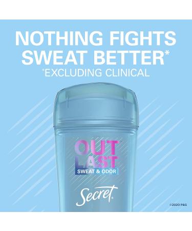 Secret Antiperspirant & Deodorant for Women - Unscented Clear Gel, 3 Pack (3.4 Oz Each) - Buy Online on GoSupps.com