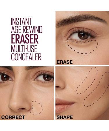Maybelline Instant Anti Age Eraser Eye Concealer Dark Circles & Blemish Concealer 07 Sand 6.8ml - Buy Online on GoSupps.com