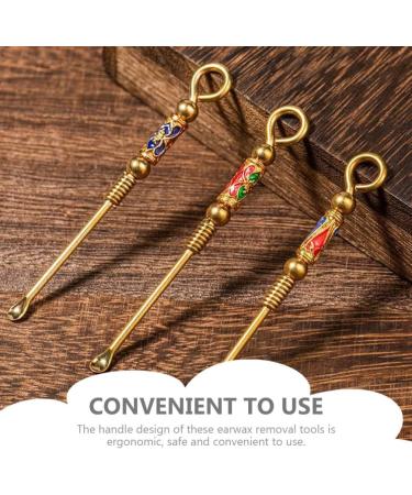 Cabilock Spatula Set Ear Cleaning Tool 6Pcs Tiny Copper Mini Medicine Scoops Scooper Zinc Alloy Miniature Copper Keychain Pendant for Mica Glitter Household Cleaning Tools Ear Cleaning Kit - Buy Online on GoSupps.com