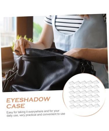 WOONEKY 30pcs Aluminum Eye Shadow Box Eyeshadow Lipstick Storage Case Empty Makeup Case Facial Powder Silver - Buy Online on GoSupps.com