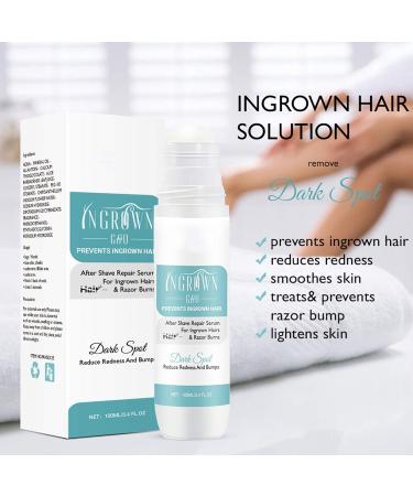 100ml Beard Growth Inhibitor & Ingrown Hair Solution for Razor Burns - After Shave Repair Serum - Buy Online on GoSupps.com