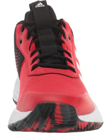 adidas Men's Own The Game Basketball Shoe 9 - Vivid Red/White/Core Black - Buy Online on GoSupps.com
