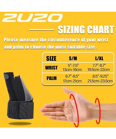 2U2O Reversible Thumb & Wrist Stabilizer Splint - Improved Version for Trigger Finger, Arthritis, Carpal Tunnel - L/XL - Buy Online on GoSupps.com