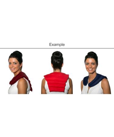Blue-White Cherry Stone Neck Pillow with Back Heat Pad | Comfort & Relaxation for International Shipping - Buy Online on GoSupps.com
