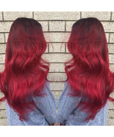 Buy Saupa Curly Human Hair Wig - 360 Lace Front Wig for Women | Real Brazilian Red Hair for Cosplay & Everyday Use - Buy Online on GoSupps.com