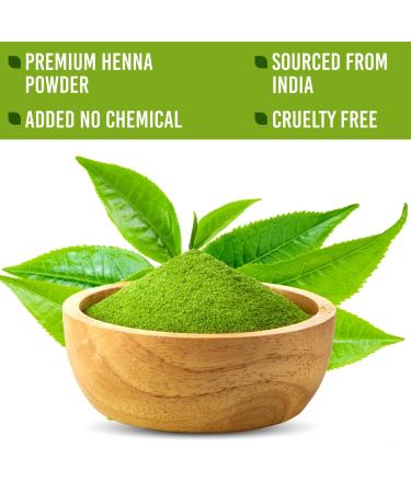 100% Pure Red Henna Powder for Hair Dye - 7oz (200g) | Premium Natural Hair Color - Buy Online on GoSupps.com