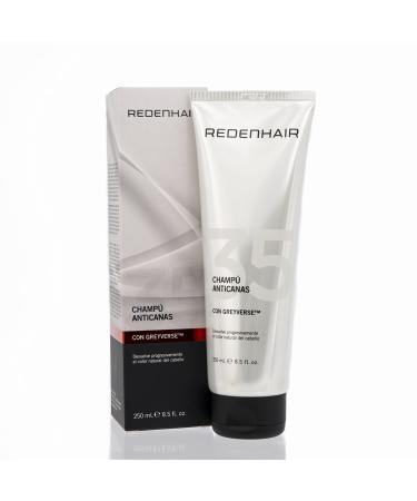 Redenhair - Anti-white hair shampoo - Prevents white hair - Shampoo for men and women - Enriched with panthenol and vitamins B3 - Moisturizes and stimulates growth - 250 ml