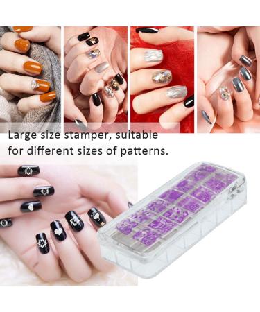 Rotekt Nail Art Silicone Stamper & Scraper Set - Precision Manicure Image Transfer Tool for Stunning Nail Designs - Buy Online on GoSupps.com