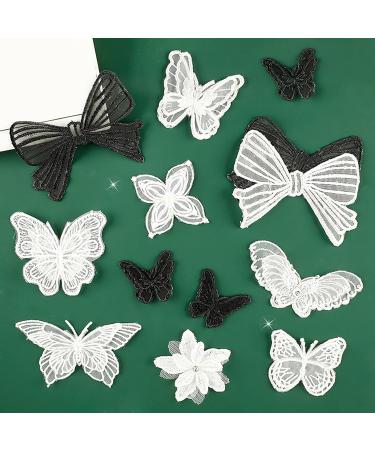 YOGOTEU Decorative Barrettes Bowknot Hair Clip Cute Butterfly Hair Barrettes Lovely Handmade Lace Hair Barrettes Hairstyle Accessories Style 4 - Buy Online on GoSupps.com