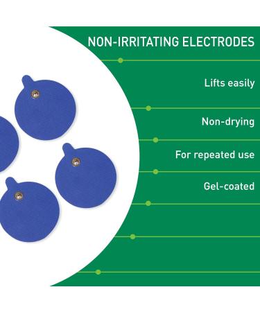 Med-Fit RC360 TENS Electrodes - 60mm Round Stud Replacement Electrode Pads Fit All Medfit Painless TENS Models Pack of 8 TENS Pads in Total - Buy Online on GoSupps.com
