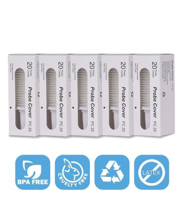 100 Pack Brown Thermoscan Protective Caps | Universal Fit for Brown Ear Thermometers & Fever Thermometers - Buy Online on GoSupps.com