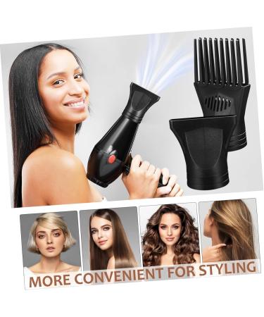 Healeved 2 Pcs Hair Dryer Nozzle Flat Hair Dryer Attachment Blow Dryer Attachment Hair Dryer Concentrator Nozzle Hair Dryer Accessories Accessory for Hairdryer Blow Dryer Comb - Buy Online on GoSupps.com