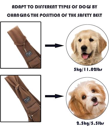 EVIMIRO Pet Sling Carrier for Puppy Kitty Comfortable and Durable Shoulder Bag Safety Belt Dog Cat Rabbit for Outdoor Travel Gray Grey - Buy Online on GoSupps.com