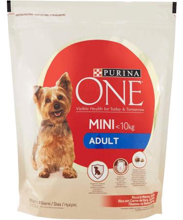 Purina One Mini 10kg Adult Dog Food with Beef and Rice 800 g - Buy Online on GoSupps.com