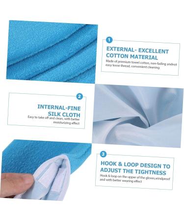 Moufles et Chaussettes de Paraffine pour Bain de Cire Taille Unique Protection Thermique Soins des Pieds Mains Hydratation Spa Domicile Bleu Fonc  - Buy Online on GoSupps.com