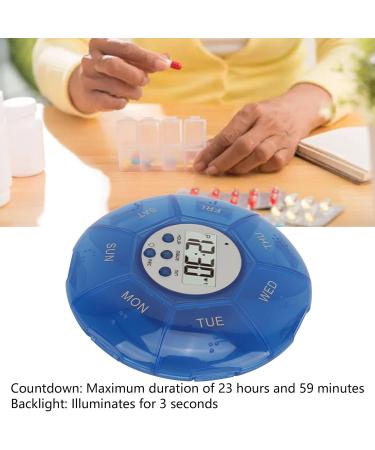 Smart Medicine Box with Recording 7-Day Reminders for Elderly & Blind - International Shipping Available - Buy Online on GoSupps.com