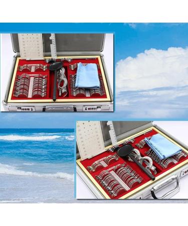 104Pcs Optical Trial Lens Set Optometry Kit Metal Rim Ophthalmic Lenses with Free Trial Frame Eye Protection Accessories Ophthalmic Trial Case Lenses Aluminum Suitcase - Buy Online on GoSupps.com