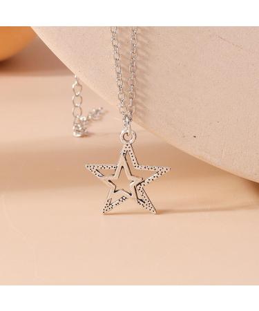 Shop Oralgo's Elegant Star Trailer Necklace - Stylish Alloy Collarbone Chain for Everyday Wear - Buy Online on GoSupps.com