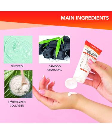 TOTCLEAR Dark Spot Remover Cream 100% Natural 60ML - For Face, Armpit, Neck, Back, Legs, Elbows & Private Areas - Buy Online on GoSupps.com