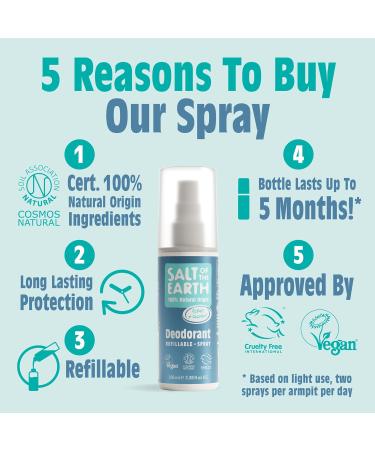 SALT OF THE EARTH Ocean & Coconut Spray 100 ML - Buy Online on GoSupps.com