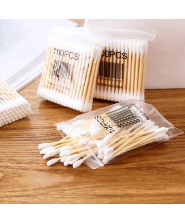 Ba30DEllylelly 100% Soft Bag Wooden Double-Headed Cotton Swabs | Best Sanitary Beauty & Makeup Swab Sticks for Global Shipping - Buy Online on GoSupps.com