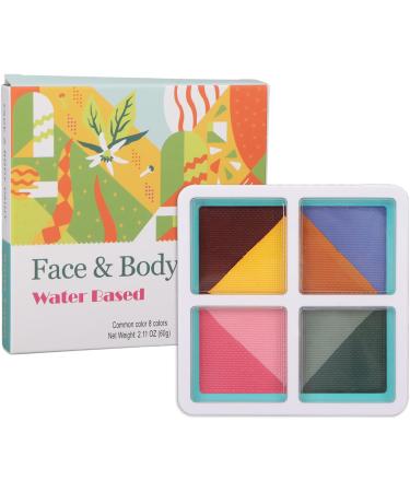  Zisemeil Water Based Body Paint Palette Non-Toxic 8 Colors Matte Pigment for Halloween Cosplay 60g (Number 1) - Buy Online on GoSupps.com