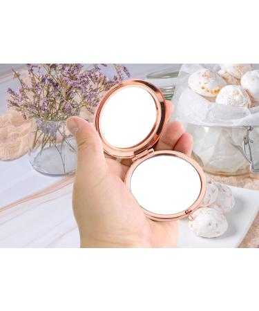 LRUIOMVE Friendship Sister Compact Mirror - Rose Gold Engraved Travel Makeup Mirror - Buy Online on GoSupps.com