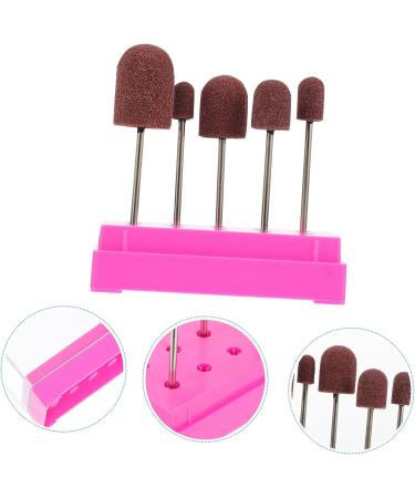 minkissy 1 Set Nail Sand Ring Cap Electric Manicure Set Professional Manicure Set Manicure Tools Professional Nail Drill Sanding Caps with Grip Manicure Sanding Head Polishing Heads Nail 8x6cm Rosy - Buy Online on GoSupps.com
