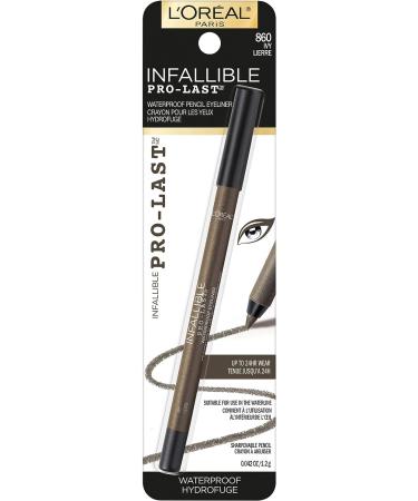 L'Oreal Paris Infallible Pro-Last Pencil Eyeliner - Waterproof and Smudge-Resistant - Ivy 0.042 oz - Buy Online on GoSupps.com