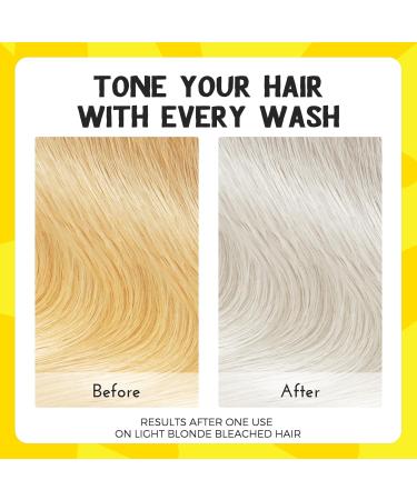 Bye Bye Yellow Shampoo - Sulfate Free Purple Shampoo for Blonde Silver & Highlighted Hair - 11.83 Fl Oz - Buy Online on GoSupps.com