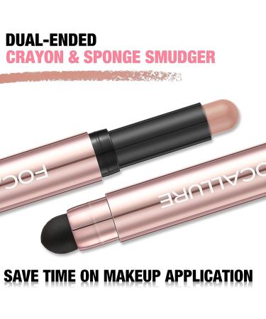 FOCALLURE Peach Macaron Eyeshadow Stick - Matte & Shimmer, Waterproof, Smudge-proof - Buy Online on GoSupps.com