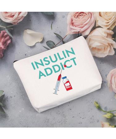 CENWA Diabetes Insulin Makeup Bag | Diabetic Supply Zipper Pouch | Ideal Diabetes Awareness Gift for Insulin Addicts - Buy Online on GoSupps.com