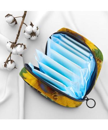 MUOOUM Blue Wave Stocking Pocket - Dolphin Pattern Bag for Menstrual Pads & Cups | Portable Zippered Accessory for Women & Teens - Buy Online on GoSupps.com